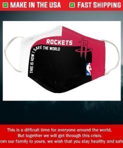 This Is How I Save The World Houston Rockets Cotton Face Mask