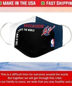 This Is How I Save The World Washington Wizards Cotton Face Masks
