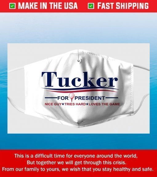 Tucker Carlson For President Face Mask
