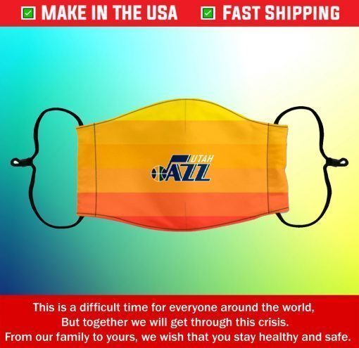 Face Mask Utah Jazz Reusable Cotton Masks