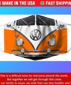 Volkswagen Kombi Filter Face Mask Orange