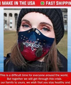 Washington Capitals Filter Activated Carbon Face Mask
