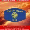 State of Oregon 1859 Cloth Filter Face Mask