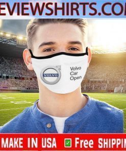Logo TRademark Volvo Car Open Face Mask