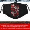 American Flag EMT Paramedic and Medic Filter Face Mask
