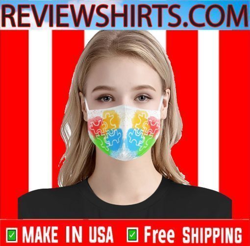 Autism Awareness Puzzle Filter Face Mask