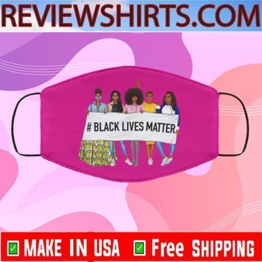 Black Lives Matter Black Girl Magic Melanin Queen Face Mask Filter PM2.5