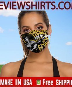 Bob Dylan Face Mask With Filter