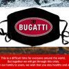 Logo Bugatti Filter Face Mask