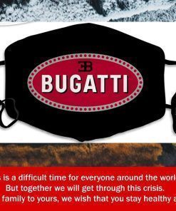 Logo Bugatti Filter Face Mask