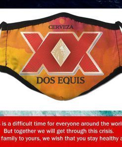 Cerveza Xx Dos Equis Filter Face Mask