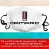 Logo Chevrolet Camaro Filter Face Mask