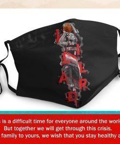 Damian Fanatics Lillard Filter Face Mask