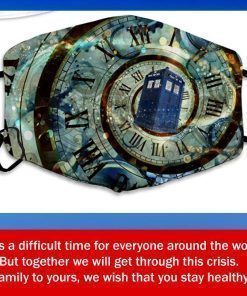 Doctor Who Filter Face Mask