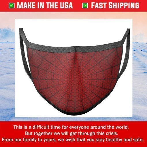 FACE COVERING - Spider Sense Web - Made in USA Mouth Mask Unisex Anti