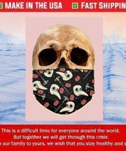 Fabric Face Mask - Washable + Reusable - With Filter Pocket - Plague Doctor Soap