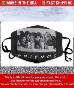 Friends Horror Characters Squad Face Mask