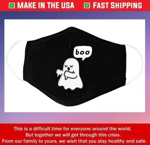 Funny Ghost Of Disapproval Boo, Reusable Washable Dust Protection Social Distancing, Anti-Pollution Mouth Cover