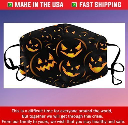 Funny Halloween Pumpkin 2020 Face Mask