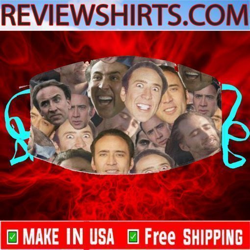 Funny Nicolas Cage Nic Cage Face Masks