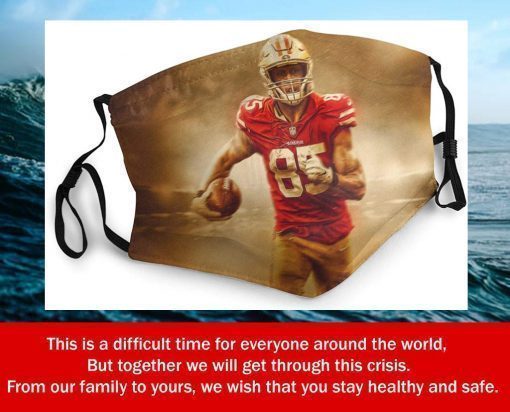 George Kittle Reusable Breathable Filter Face Mask