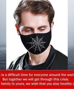Halloween Ghost Spider Net Pumpkin Face Mask