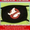 Ghostbusters Inspired Cotton Face Mask