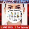 Grateful Distancing Stay At Home Tour 2020 Snoopy Charlie Brown The Peanuts facemask can be washed comfortable Face Mask