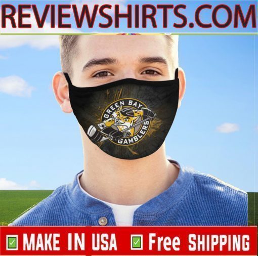 Green Bay Gamblers Face Mask USGreen Bay Gamblers Face Mask US