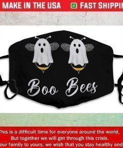 Boo Bees 3 Layer Face Mask Adult Face Mask Washable Reusable Face Mask Made In Usa