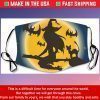 Halloween Moon Witch Bat 2020 Face Mask