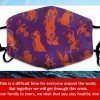 Halloween Orange Festive Neck Gaiter Bandana Face Mask