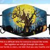 Halloween Pumpkin Ghost Patterned Face Mask