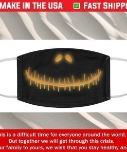 Halloween Pumpkin Smile Cotton Face Mask