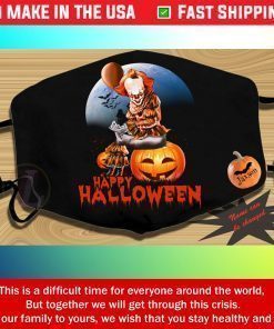 Horror Happy Halloween Pumpkin Holiday Personalized Cotton Face Mask