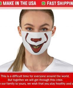 It face mask Pennywise face mask halloween face mask