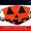 Jack-o-lantern Halloween Cotton Face Mask