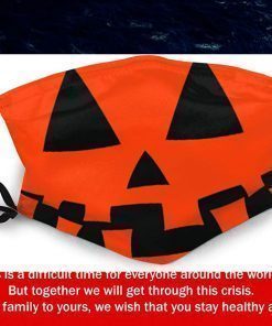 Jack-o-lantern Halloween Cotton Face Mask