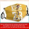 Lebron The King James 23 Filter Face Mask