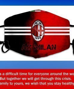 Logo AC Milan Filter Face Mask