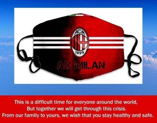 Logo AC Milan Filter Face Mask