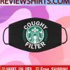 Logo Trademark Coughy Filter Lady Coffee Cafe Face Mask