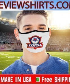 Logo Major Indoor Soccer League Face Masks