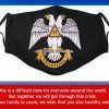 Masonic Scottish Rite Filter Face Mask