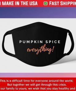 PUMPKIN SPICE Everything Cotton Face Mask