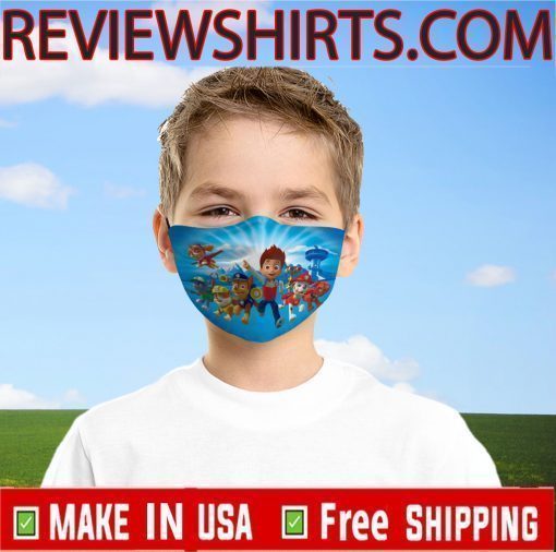 Paw Patrol Kids Face Mask Breathable - Washable and Reusable