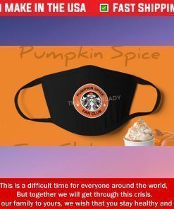 Pumpkin Spice Fan Club Starbucks Face Mask