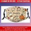 Pumpkin Spice Latte Cotton Face Mask