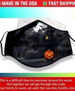 Halloween Reusable Washable Adjustable Adult Face Mask Happy Halloween Anime Cartoon Face Mask