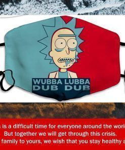 Rick Morty Filter Face Mask